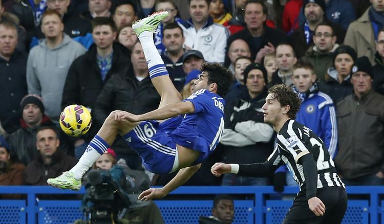 Topscorer. Premier Leagues mest træfsikre mand, Diego Costa, var igen på pletten for Chelsea. 