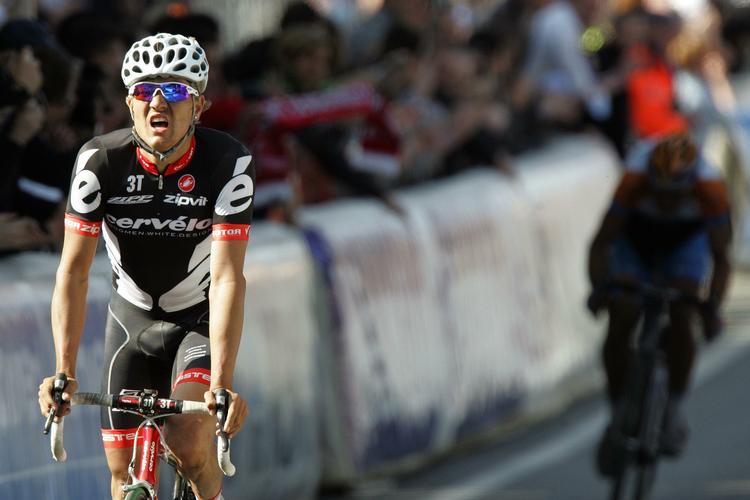 2.-pLADS. Sine bedste resultater opnåede Heinrich Haussler i 2009, da han blev nummer to i både Milan-Sanremo og Flanders Rundt (billedet). 