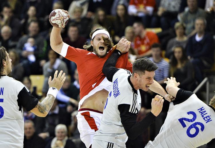 TOPSCORER. Efter kun at have scoret ét mål mod Island i går var Mikkel Hansen delt dansk topscorer i dag med fem mål. 