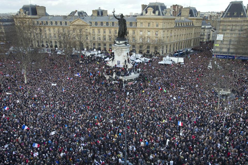 Menneskehavet i Paris talte omkring tre millioner. 