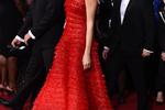 Allison Williams, der spiller Marnie i serien 'Girls', ankommer. 