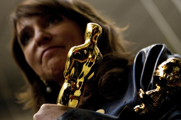 Vinder. Susanne Bier med sin Oscar, som hun i 2011 fik for filmen 'Hævnen'. 