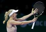 Omsider? Bliver det mon i 2015, Caroline Wozniacki vinder sin første grandslamfinale. Politikens læsere skal spå om, hvor mange finaler tennisstjernen kommer i. 