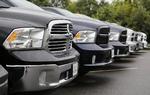 Populær. Pickups på række hos bilsælgeren Bill DeLuca i staten Massachusetts, USA - en biltype der har været særdeles populær i 2014. 