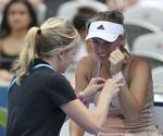 Klar. Caroline Wozniacki bedyrede allerede kort efter skaden i Sydney, at hun ville blive klar til at spille i Melbourne. 