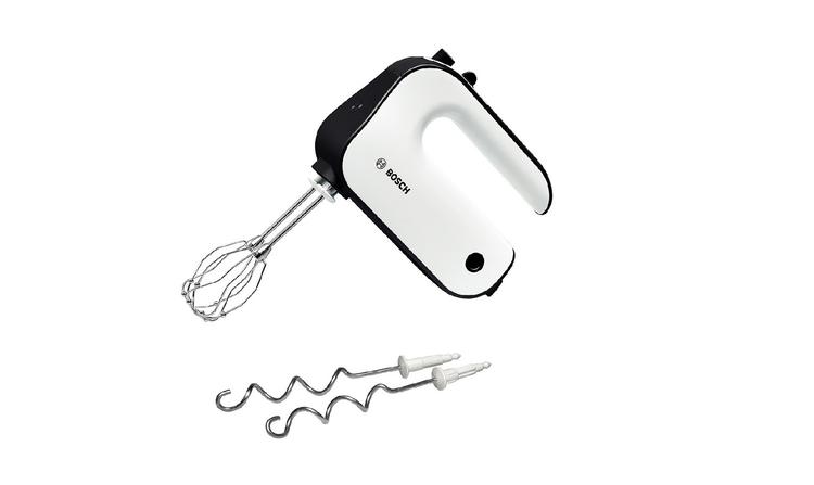 Design. Alle håndmiksere i Forbrugerrådet Tænks test udfører opgaverne uden at bryde sammen, og derfor adskiller de sig primært på design, støjniveau og pris. PR Foto: Bosch 