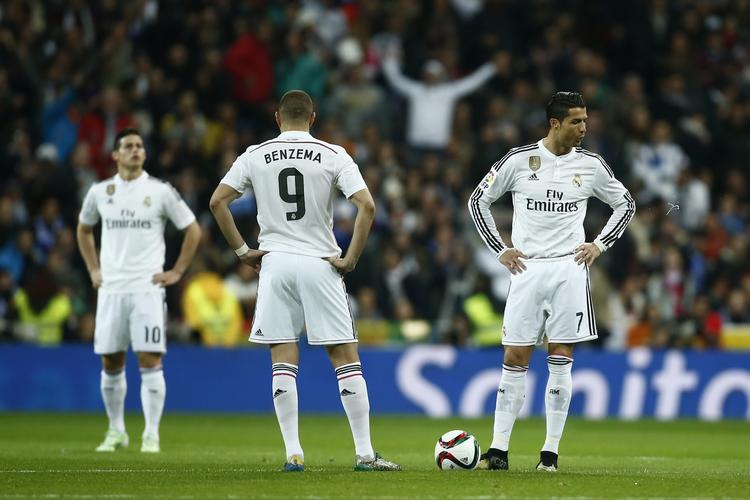 Cup. Real Madrids Cristiano Ronaldo og Karin Benzema. 