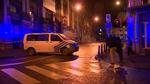 Antiterror. Belgisk politi afspærrede en gade i byen Verviers i forbindelse med aktionen mod en formodet terrorcelle. 