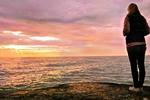 Danmark. »Dansk sommerferie, når det er bedst. Solnedgang i Skallerup, der anskues ovenpå en gammel bunker ved stranden«, lyder det fra Alexander Jessen. FOTO: Alexander Jessen 