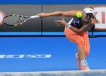 TRÆNING. Med første kamp tirsdag får Caroline Wozniacki en ekstra dag på at forberede sig til Australian Open. 
