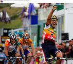 2005. De første triumfer ligger langt tilbage for Francisco Mancebo, der her vinder en etape i Vuelta a Espana. 