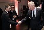 Ytringsfrihed. Jyllands-Postens chefredaktør, Jørn Mikkelsen (th), mener, at danskerne med tiden har fået en bedre forståelse for, hvad baggrunden for at avisen trykte de såkaldte Muhammedtegninger var. 