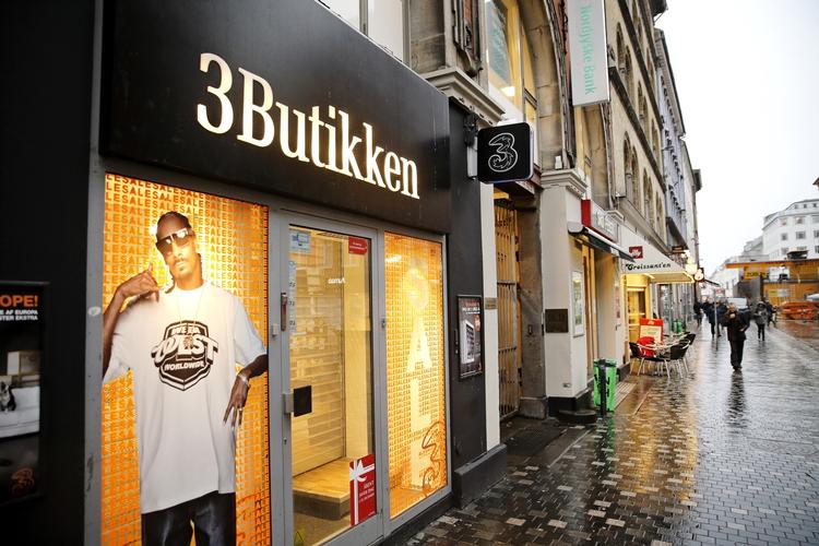 3- tele butikker i det indre København