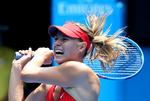 Presset. Maria Sharapova overlevede i tredje sæt to matchbolde mod verdens nummer 150, Alexandra Panova. 