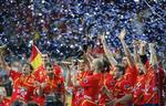 MESTRENE. For to år siden blev Spanien verdenmester med en finalesejr over Danmark. I år er det opgør en mulig VM-kvartfinale. 