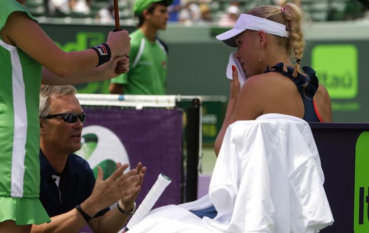 KONSTELLATIONEN. Trods mange andre forsøg er Caroline Wozniacki hver gang vendt tilbage til far Piotr som sin primære træner. 
