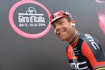 Giro. Australske Cadel Evans ved starten af 18. etape. 