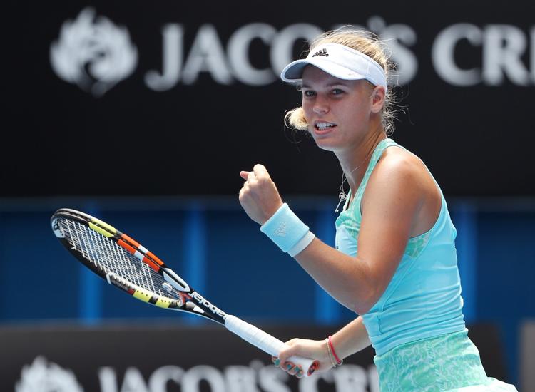 Fremgang. Caroline Wozniacki er tilbage i den absolutte verdenstop, som nummer fem. 