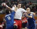 USTOPPELIG. Med 9 mål blev Rasmus Lauge suveræn dansk topscorer mod Rusland. 