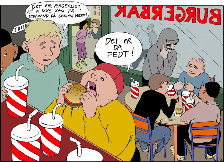 Tegning. Anne-Marie Steen Petersen 