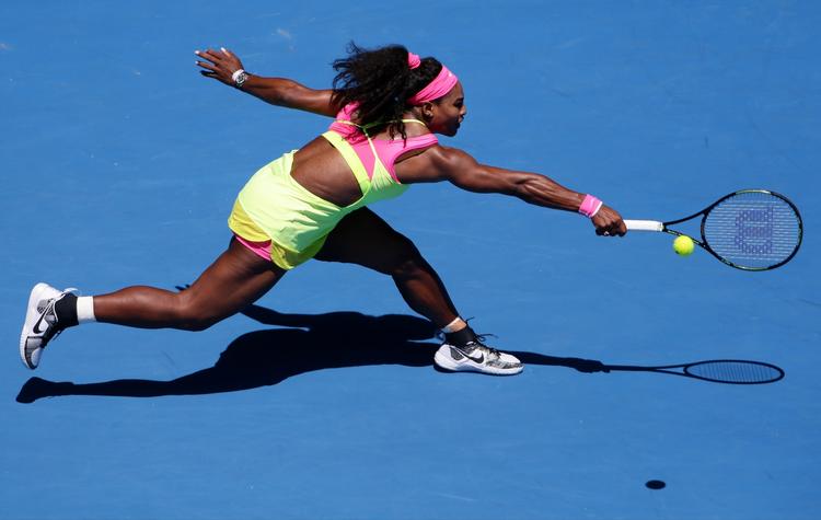 Løb. Når spillet ikke fungerer, må man kæmpe og løbe, forklarer Serena Williams. 