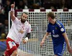 Streg. Jesper Nøddesbo var en af de bærende spillere mod Rusland. Han håber ikke at møde Frankrig før sent i turneringen. 