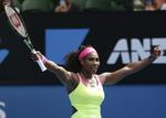 Verdensetter. Serena Williams har ikke været så suveræn, som hun tidligere har været, men hun er ikke desto mindre i kvartfinalen. 