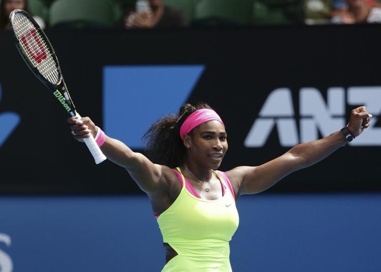 Verdensetter. Serena Williams har ikke været så suveræn, som hun tidligere har været, men hun er ikke desto mindre i kvartfinalen. 