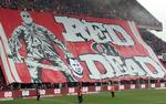BANNERET. Det er dette banner, der har skabt røre i belgisk fodbold og blandt landets politikere. 