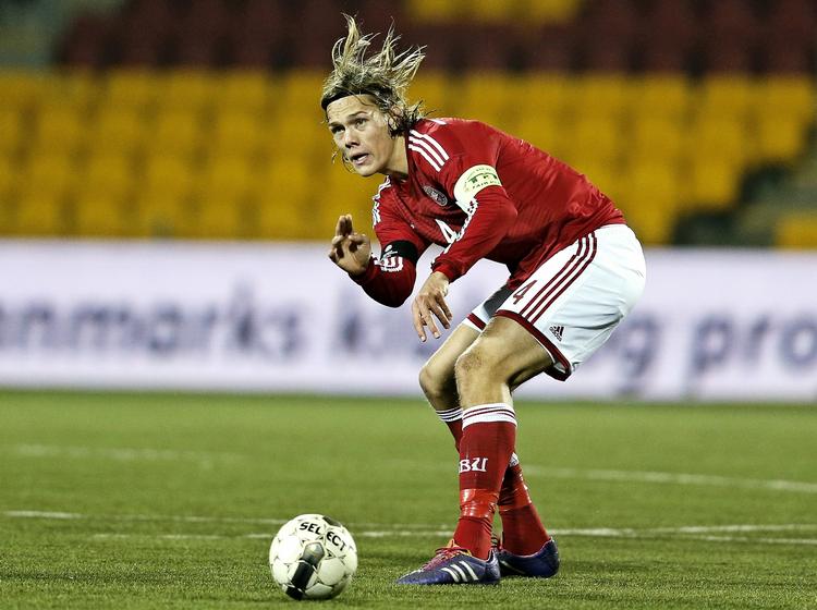 solgt. Jannik Vestergaard under U21-opgøret mellem Danmark og Estland. 