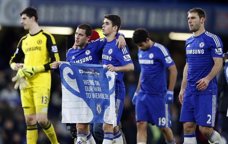 Optur. Fire dage efter sensationsnederlaget til Bradford i FA Cuppen spillede Chelsea med A-holdet og kom i Liga Cup-finalen. 