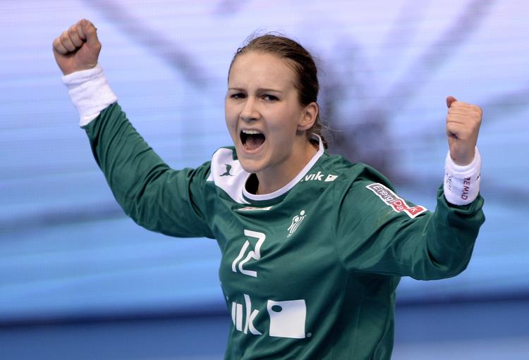 klasse. Cecilie Greve er en målmand, Randers HK forventer sig meget af. 