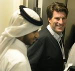titeljagt. Michael Laudrup (th) er kommet til en liga uden stjernespillere og storhold, men ambitionen er stadig på plads for danskeren. 