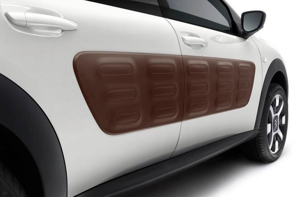 Kulørt. De særlige airbumps kan fås i forskellige farver. Foto: Citroën 