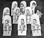 Babybjörn. I 1961 lykkedes det den svenske designer Björn Jakobsson at få sin nevø Nisse til at være testpilot for den første svenske babysitter. De fleste forældre korsede sig dog ved tanken om, at deres poder skulle sidde i små stole, så det var først i 1980'erne, at sitteren blev populær. Foto: Babybjörn 