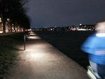 LYSPUNKTER. Nu kan københavnerne løbe sig fra vinterdepressionen langs Søerne, hvor 120 pullertlamper sørger for, at de kan se, hvor de sætter fødderne. 
