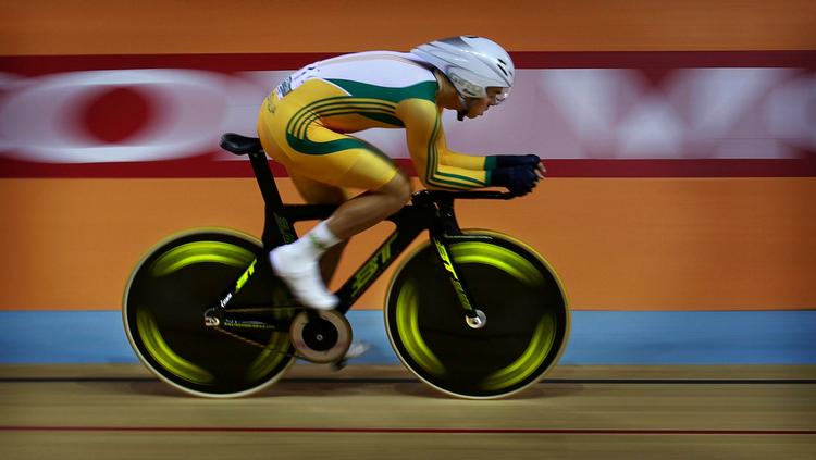 sammenbrud. Australske Jack Bobridge har verdensrekorden på 4000 meter, men han faldt sammen, inden timerekorden var i hus. 