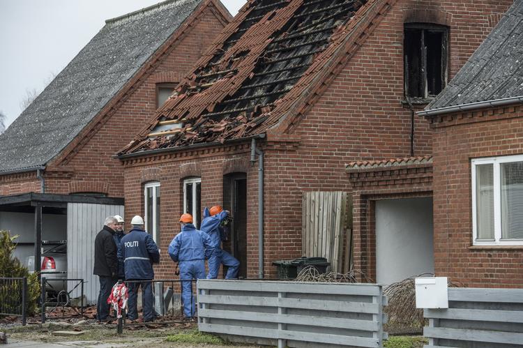 BRAND. Ud over de fem omkomne er en person kom til skade under branden, men er uden for livsfare. 