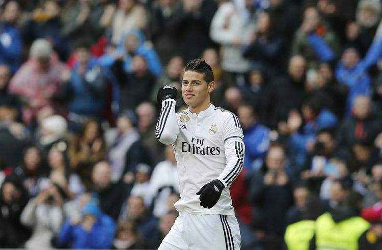 4-1. James Rodriguez udlignede for Real Madrid, før topholdet satte tempoet op. 