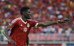 4-2. Congos Fode Dore fejrer sin scoring mod DR Congo. Men det rakte ikke for lillebror i kvartfinalen. 