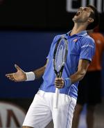 Mesteren. Det er femte gang, Djokovic vinder i Melbourne. 