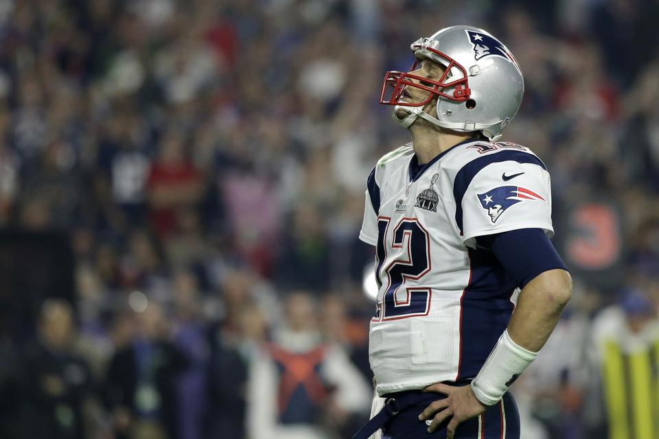 New England Patriots quarterback Tom Brady . 