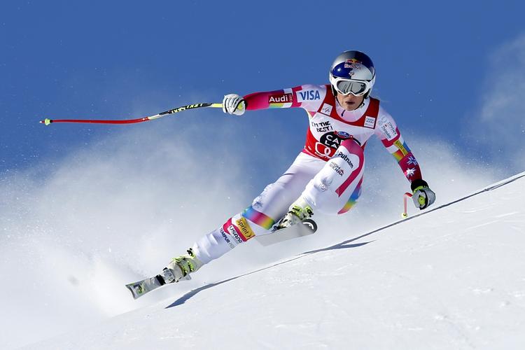 topfart. Lindsey Vonn er storfavorit til at vinde verdensmesterskabet i Super G. 