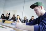 Krav. Karakterkrav rammer HF og erhvervsuddannelser hårdest - her elever på HF-Centret Efterslægten. 
