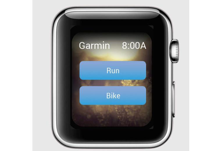 BRUGBAR. Sådan kunne Garmin-app'en til Apple Watch komme til at se ud. En række designere har prøvet at gætte på, hvordan vi kommer til at bruge smarturet 