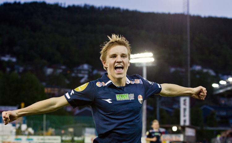SUCCES. Martin Ødegaard kan allerede i sin første sæson hos Real Madrid skrive Champions League-historie. 