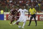 FØRING. Jordan Ayew bringer Ghana foran på straffespark mod slutningen af 1. halvleg, og hans hold kunne holde sig foran kampen ud. 