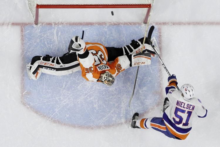 sejr. Frans Nielsen og Islanders er sikkert på kurs mod slutspillet. Holdet har 33 sejre af 51 mulige i denne sæson og topper Metropolitan Division. 