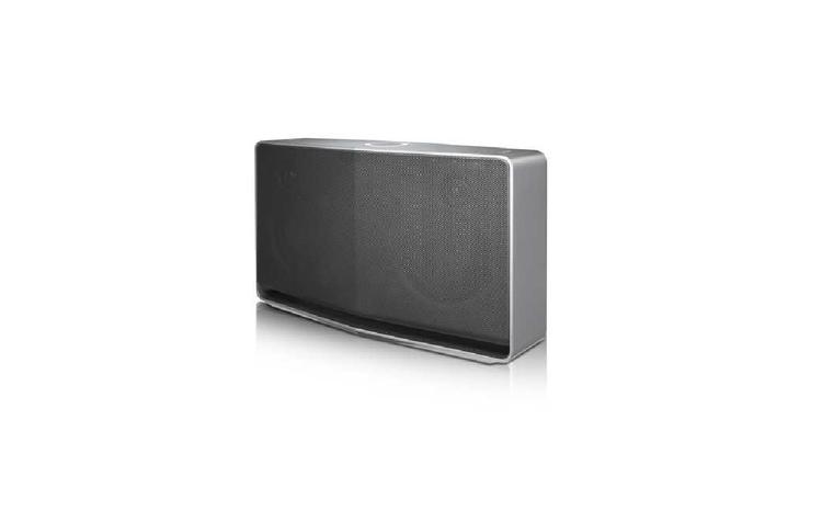 Lyd. Den trådløse højttaler LG Music Flow H5 har god lyd til en god pris. Der er tre modeller at vælge mellem i LG's musiksystem. PR-foto. 