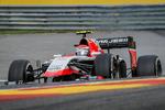 Marussia, her med Alexander Rossi bag rattet, må opgive at komme til start i den kommende formel 1-sæson. 